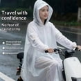 thumbnail image 5 of Rain poncho/coat, extended version, outdoor, waterproof, one-piece, portable, unisex design, EVA material, rainwater does not leak in., 5 of 6