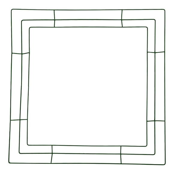 Wire Wreath Frame Metal Square Wreath Frame Wire Wreath Square Shaped Ring Frame