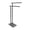 Bronze, variant on Kingston Brass SCC6037 Edenscape 32-7/16 Inch Freestanding Pedestal 2-Tier L-Shape Towel Rack in Brushed Brass