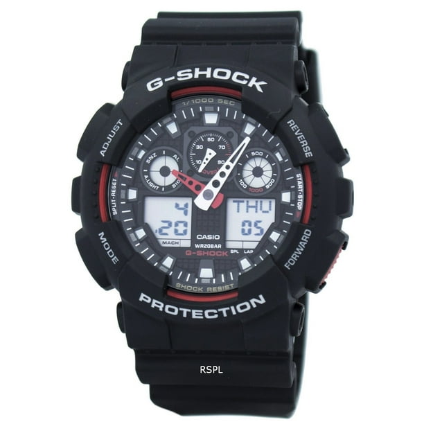 g shock ga100 black