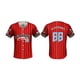 thumbnail image 1 of Camiseta de Beisbol para Hombre, Camisa de béisbol masculina de sublimación personalizada, transpirable, más barataXS Gao Jinjia LED, 1 of 2