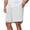 White, variant on Men's Big and Tall Elastic Waist 3X Basketball Shorts with Pockets for Casual Sport and Holiday