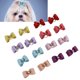 thumbnail image 2 of Lindos pajaritas para el pelo de mascotashecho a manoversátilpelo de perromezcla de colores con banda de goma para cachorros para fiestas de gatos Amonsee No, 2 of 5