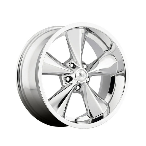 1 X Boyd Coddington BC1 Junkyard Dog 15X6 5X4.75 83.06 Hub -6 Offset POLISH Wheel Rim