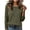Army Green, variant on Qiopertar Women's Sweaters Ribbed Round Neck Long Sleeve Casual Comfy Loose Tops Fall Winter Basic Fashion Pullover Blouse Army Green L