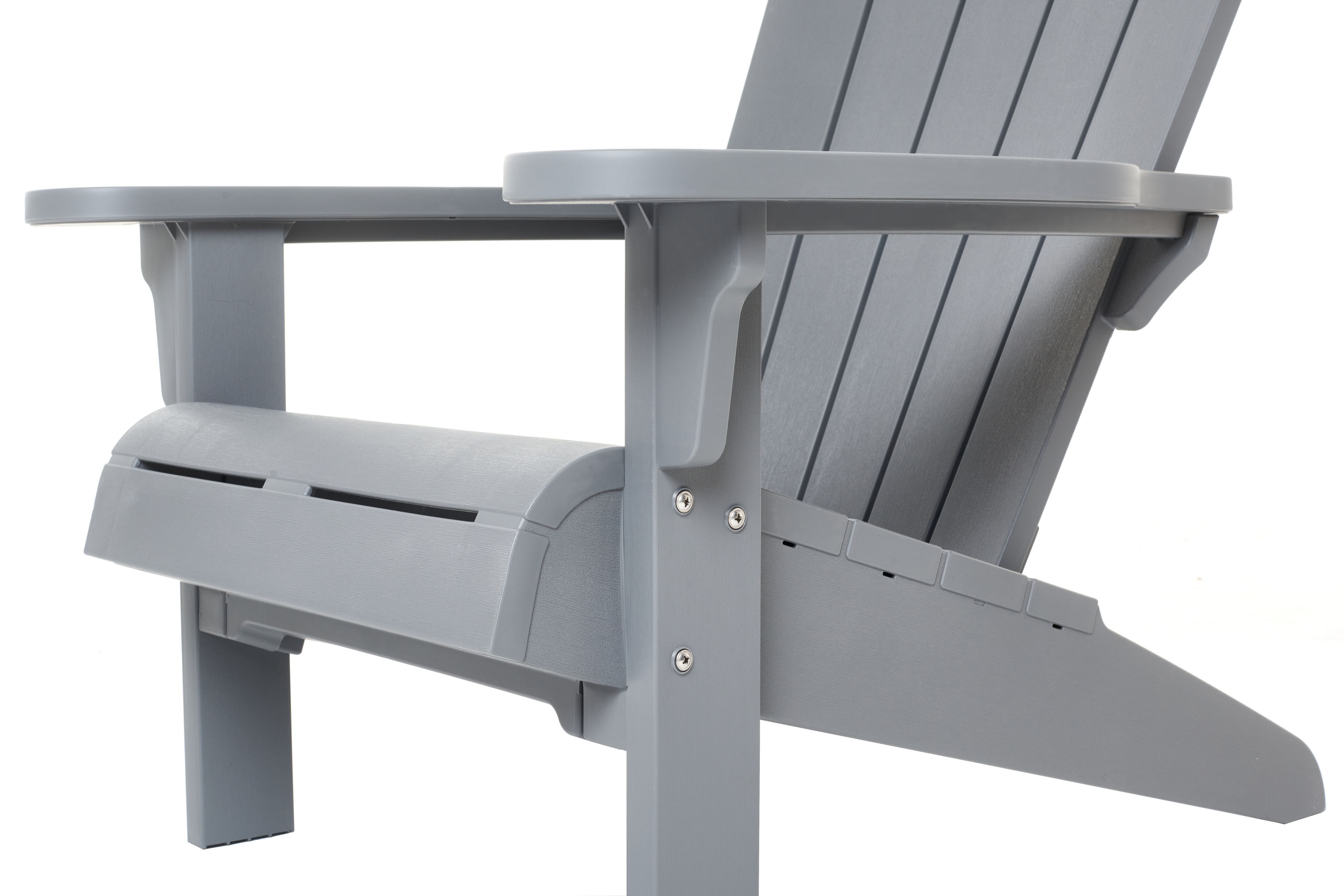 Keter Adirondack Chair, Resin Outdoor Furniture, Gray - image 2 of 7