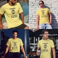 thumbnail image 3 of Greenyef Graphics I Paused My Game to Be Here Gamer Gift Funny Tee Men's T-Shirt Style-37 (Cornsilk & Dark Gray, Large), 3 of 6