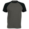 thumbnail image 1 of Kariban Mens Short Sleeve Baseball T-Shirt, 1 of 2