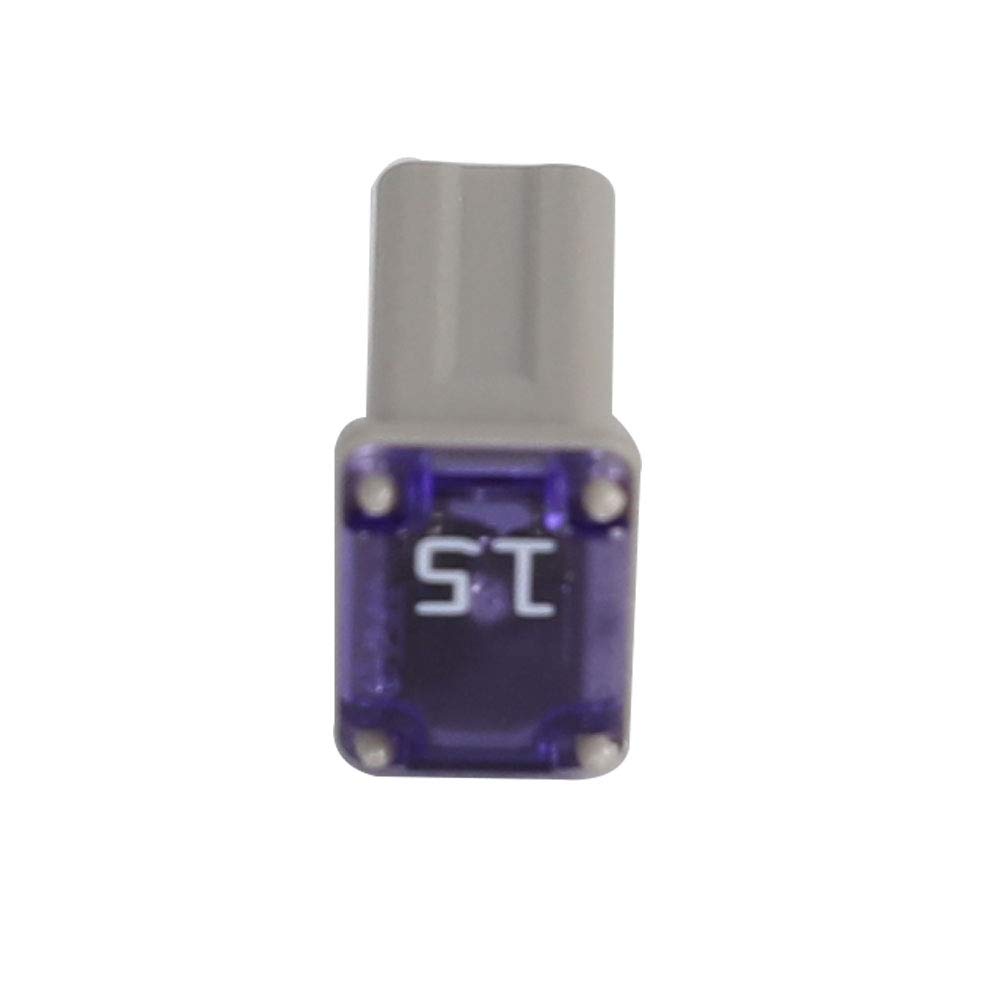 FiveEyes 30Pcs Mcase FMM Fuses Assortment 15 20 25 30 40 Amp Maxi Female Micro Cartridge Square Fuse