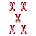 thumbnail image 3 of Maytalsory Stay Cozy And Chic Thick Thighs Long Stockings Made With Polyester Easy To Match Red and white 5Set, 3 of 6