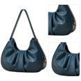 thumbnail image 2 of Bolso Pequeño Lindo Mano Fruncido Cuero PU Nube para Mujeres Y Niñas, 2 of 7