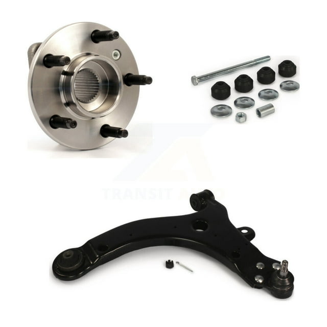 Transit Auto Front Left Driver Bearing Lower Control Arm with Ball Joint Link Kit for Car Chevrolet Impala Pontiac Grand Prix Buick LaCrosse Century Montana Venture Monte Carlo Regal Allure K77-101005