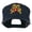 Navy, variant on Girls Scout with Flower Embroidered Cap - Navy OSFM