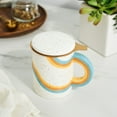 thumbnail image 4 of Pinky Up Everlee Ceramic Tea Cup with Infuser and Lid, Travel Tea Mug 12 oz, 4 of 6