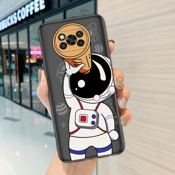 Para Funda Xiomi Xiaomi Poco F5 X3 X5 X4 M3 M4 Pro NFC F3 F4 X4 GT X 3X5 F 5 Pro X3Pro Funda bonita para teléfono con astronauta Deng Xun unisex
