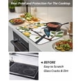 thumbnail image 4 of Stove Top Covers for Electric Stove 36x21 Inches, Summer Lemon Heat Insulation Fireproof Glass Cooktop Protector, Watercolor Birds Vintage Multipurpose Countertop Stovetop Cover for Kitchen, 4 of 8
