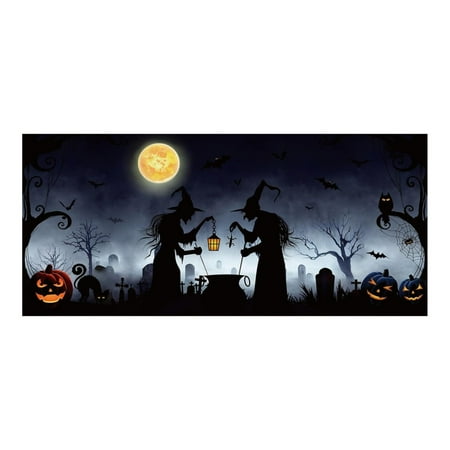 

2packs LuClweCe Thanksgiving Day Sale Wall stickers Garage Friends Halloween 2024 New Halloween Garage Door Cover Garage Door Halloween