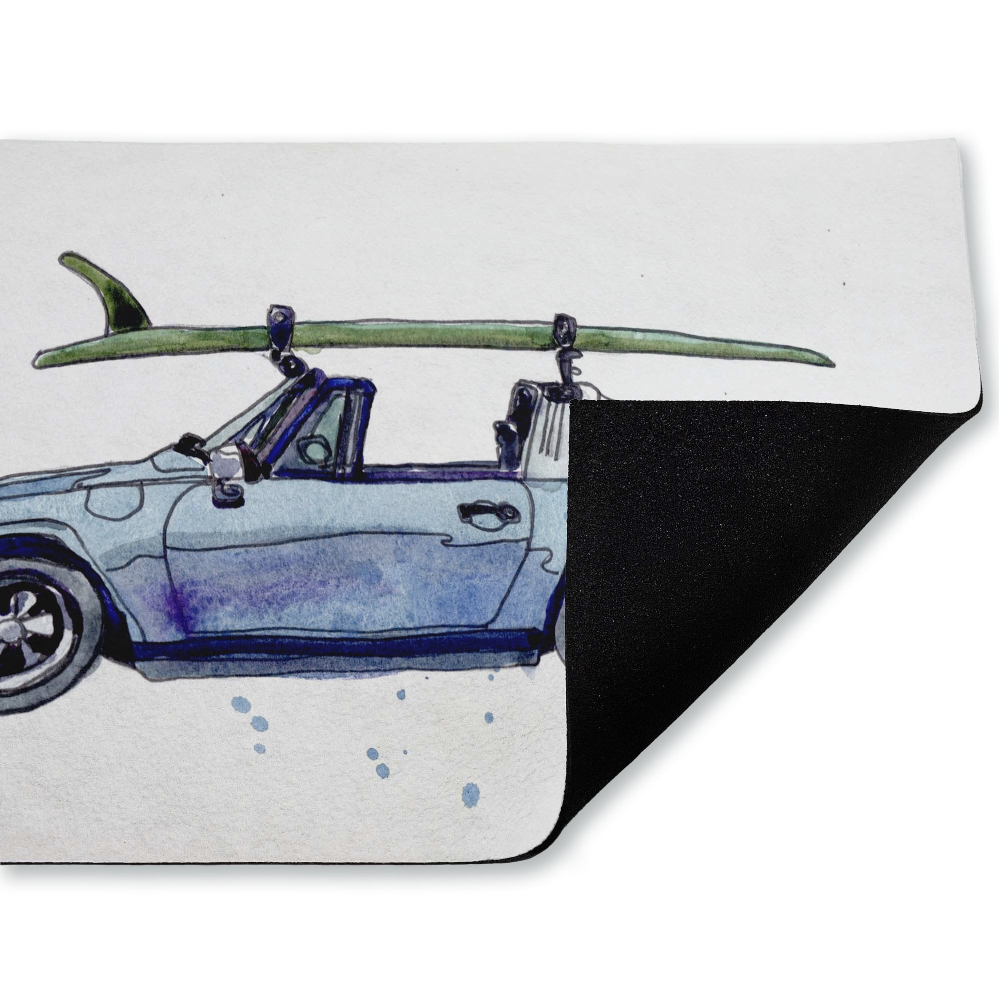 Stupell Industries Car & Surfboard Summer Fun Printed Outdoor Door Floor Mat, design by Paul McCreery
