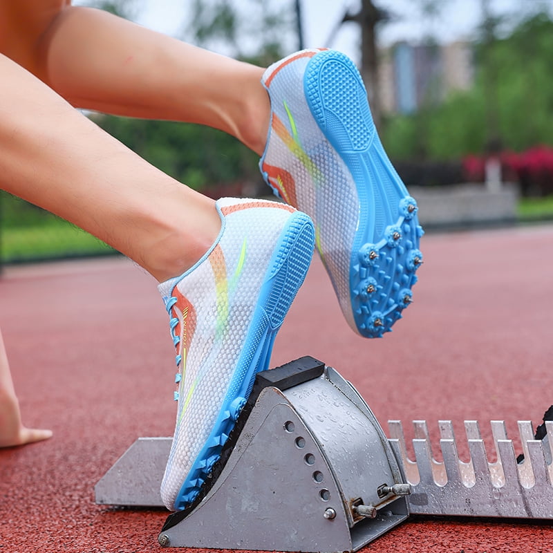Track and Field Shoes Men Women Kids Spikes Sneakers Track Race Jumping Sneakers Professional Running Nail Spikes Shoes