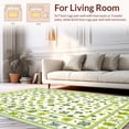 thumbnail image 2 of ODIKA 2'x3' Machine Washable Non-Slip Area Rug, Garden Bloom Geometric Accent High Traffic Rug, Green, 146443, 2 of 7