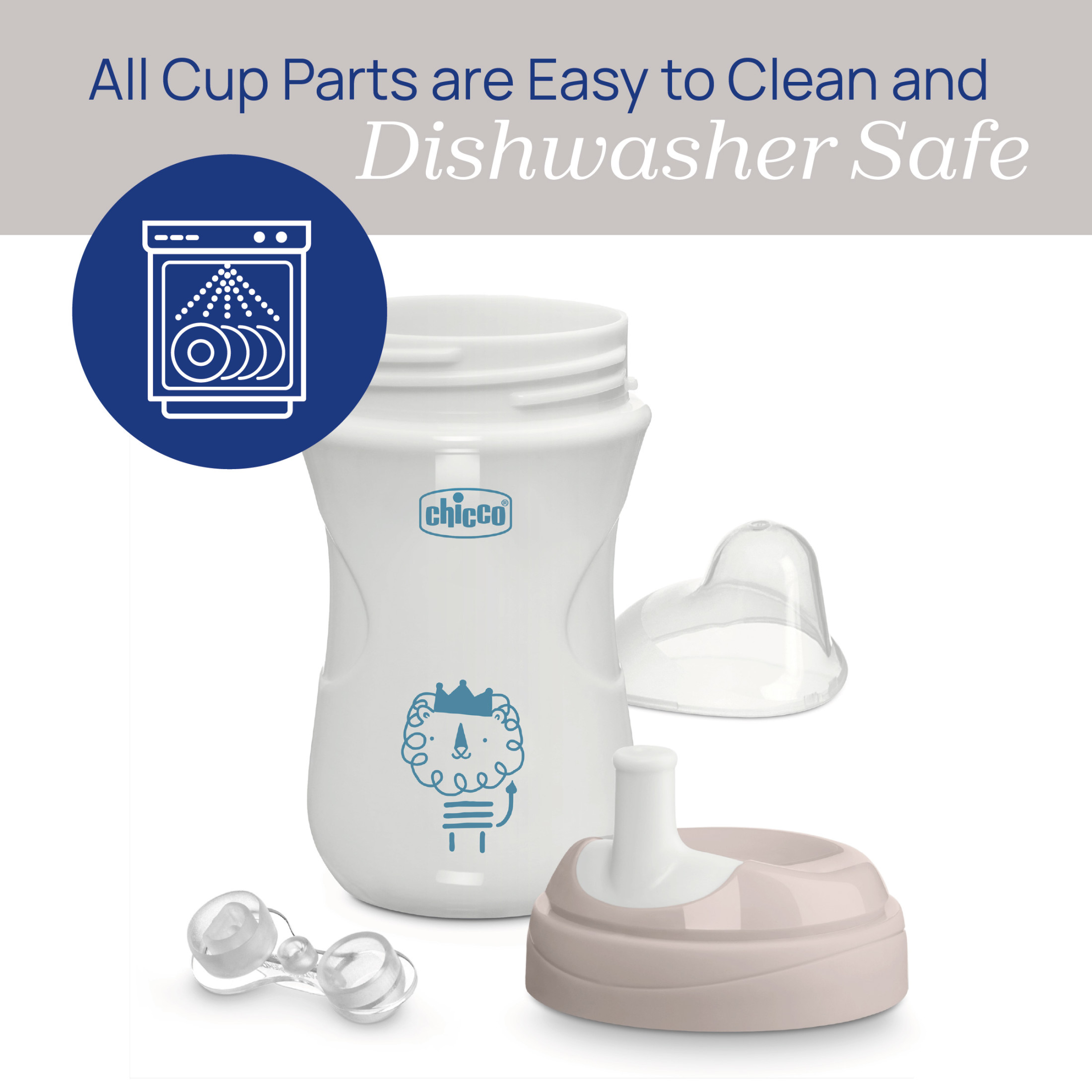 Chicco Sport Spout Trainer Sippy Cup, 9 oz, 2-Pack photo 4