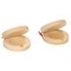 thumbnail image 1 of Castañuela Par de castañuelas Castañuelas de madera Instrumento musical para aplaudir los dedos TOMSHOO Castañuela, 1 of 6