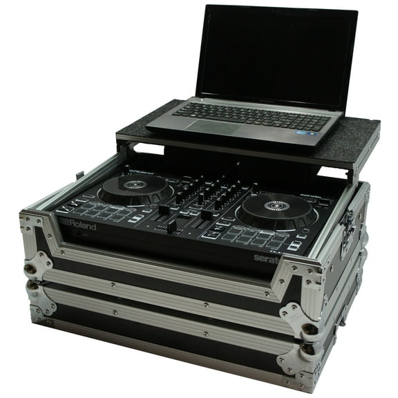 Harmony HCDJ202LT Flight Glide Laptop Stand DJ Custom Case for Roland DJ-202 New