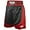 Black & Red, variant on Ringside Pro-Style Boxing Trunks, Satin Shorts for Men and Women, Ideal for Boxing, MMA, Muay Thai