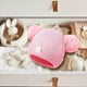thumbnail image 4 of Lindo gorro de punto para bebé con bordado de doble corazón y doble ovillo de lana | Gorro de invierno suave y cálido para bebés y niños pequeños | Accesorio cómodo y acogedor para recién nacidos, 4 of 5