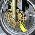 thumbnail image 2 of Alarm Disc Lock Motorcycle Disc Brake Lock Security Wheel Disc Lock Waterproof 110dB Alarm Sound for Motorbike Bike Scooter, 2 of 7