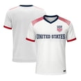 thumbnail image 2 of Icon Sports Official Licensed US Soccer Federation Game Day Shirt Adult | 259 White Large, 2 of 7