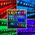 thumbnail image 4 of 20W RGB Luces de inundación Cambio de color LED impermeable para jardín Cola Foco reflector LED RGB, 4 of 8