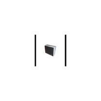VALCOM V-1052C 8-Inch Wall Speaker – Amplified, Metal, Black