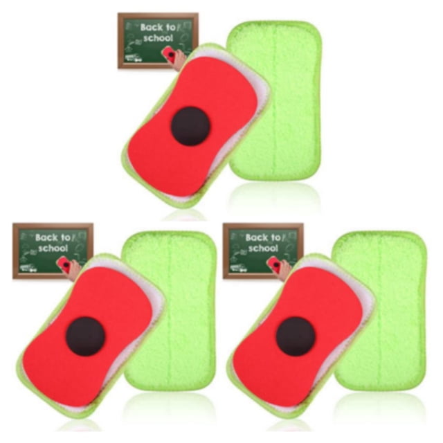 ZLight 2piece Magnetic Whiteboard Eraser Strong Cleaning Power Long Service Life 3Set