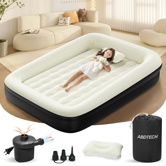 Colchón Inflable para Niños Abdtech de 152 cm con Barandales de Seguridad
