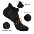 thumbnail image 6 of LOOIKOOS 12 Paris Mens/Women Ankle Socks Casual Breathable Low Cut Athletic Short Socks for Men  With Heel Tab, 6 of 7