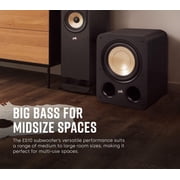 Polk Audio Signature Elite ES10 Subwoofer (Black), 10 Long-Throw Woofer with Mineral-Filled Polymer Cone, 200W Class D Amplifier, Front Firing Home Subwoofer, Time-Smart Phase Control