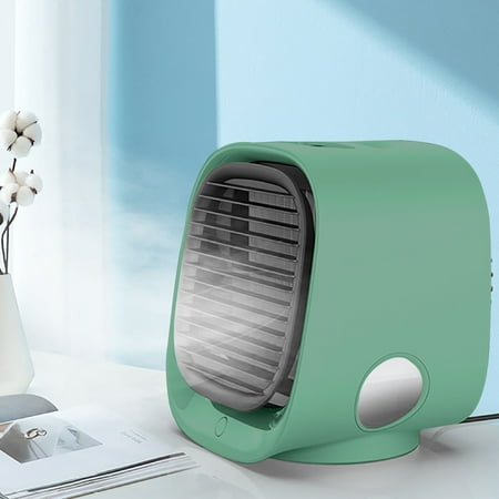 

Powerful Quiet Lightweight Air Conditioner For Bedroom And Portable Portable Ac Space Cooler With 300ml Water Tank &Rechargeable Desk Fan For Room Portable Air Conditioners And Office