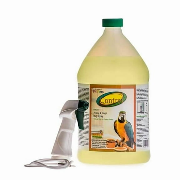 Mango Pet Products  Control Natural Aviary And Cage Bug Spray, 1 Gallon