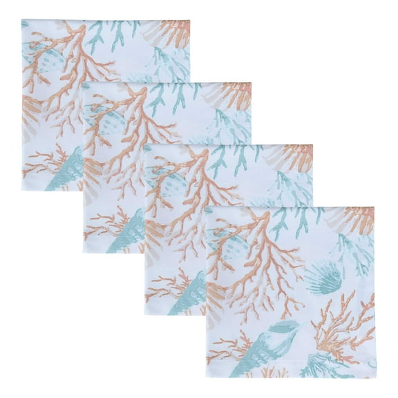 Split P Low Tide Oceanic Pink Napkin Set of 4