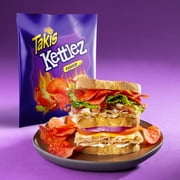 Takis Fuego Kettlez 8 oz Sharing Size Bag, Hot Chili Pepper & Lime Kettle-Cooked Potato Chips