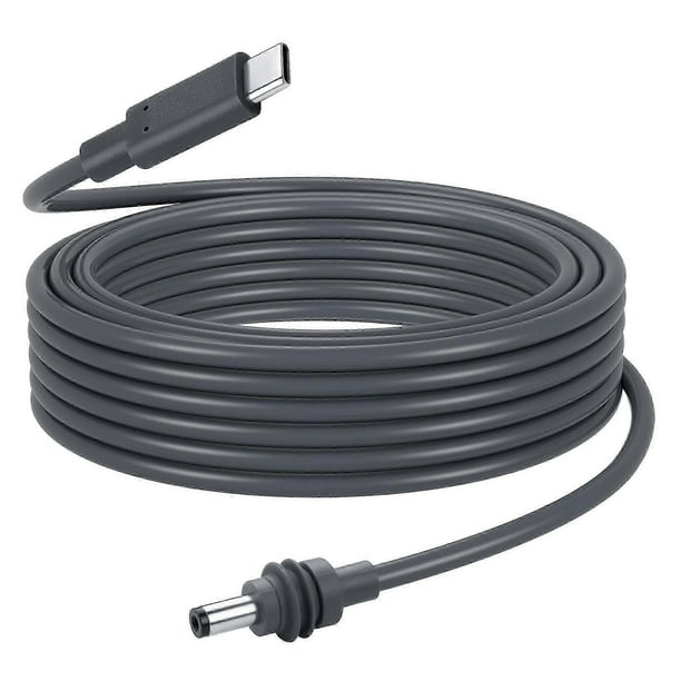 USB C to DC Power Cable for Starlink Mini, 5M PD100W Input USB Type C to DC Hollow Jack Cable for Starlink Mini, Replacement Cable