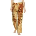 thumbnail image 2 of Lsque Not All Those Who Wander Are Lost2 Print Women's Pajama Pants, Lounge Pant - Comfortable Home Wear,Elastic Waistband, Stylish Design-XX-Large, 2 of 9