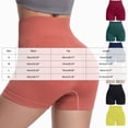 thumbnail image 3 of KPOPLK Biker Shorts for Women High Waist - 8" Workout Shorts with Inner Pocket Yoga Spandex Gym Running Shorts,Brick Red,Size M, 3 of 8