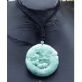 thumbnail image 6 of Certified Green Burma Natural A Jade jadeite Pendant Dragon Mouse Rat Peanut Ruyi Necklace 589375 TN, 6 of 8