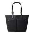 thumbnail image 1 of BOLSA MICHAEL KORS  JET SET MEDIUM POCKET TOTE BAG LEATHER BLACK, 1 of 3