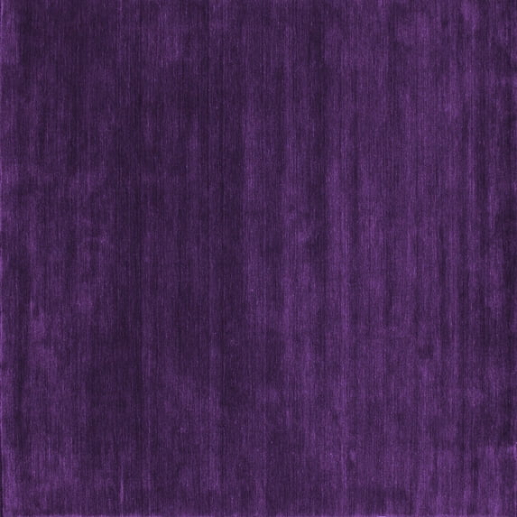 Ahgly Company Indoor Square Abstract Purple Contemporary Area Rugs, 5' Square