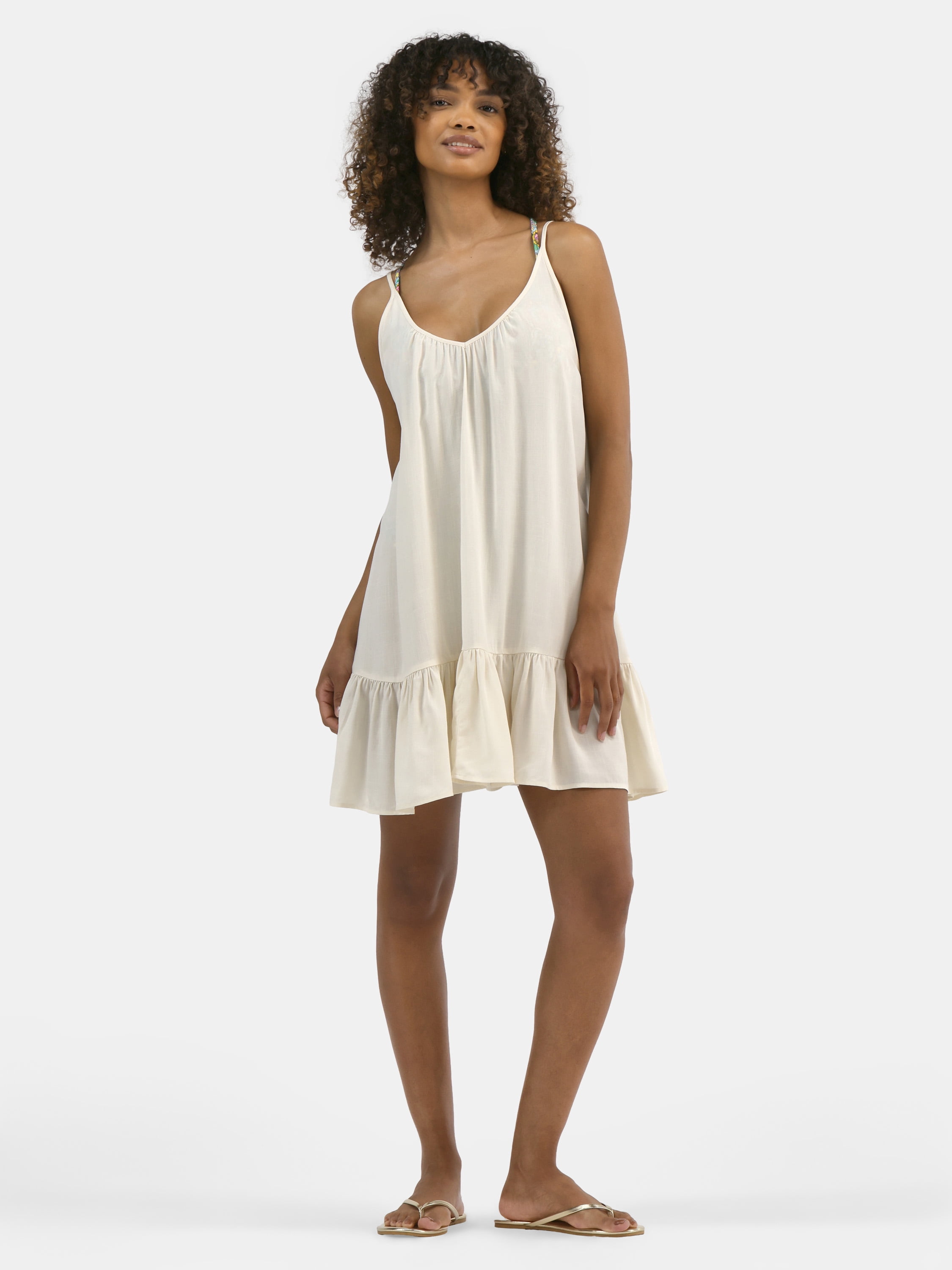 Jessica Simpson Women's Swing Dress Swim Coverup, Sizes XS-XXL