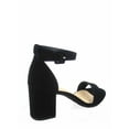 thumbnail image 2 of CITYCLASSIFIED Women's Sandals Breathable, Open Toe Chunky Heel Buckle Black, 85, 2 of 2