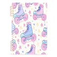thumbnail image 7 of FORMRS 1-Subject Spiral Notebook 8" x 5" College Ruled 60 Refillable Sheet A5 Hard Cover, Pink Skates, 7 of 7
